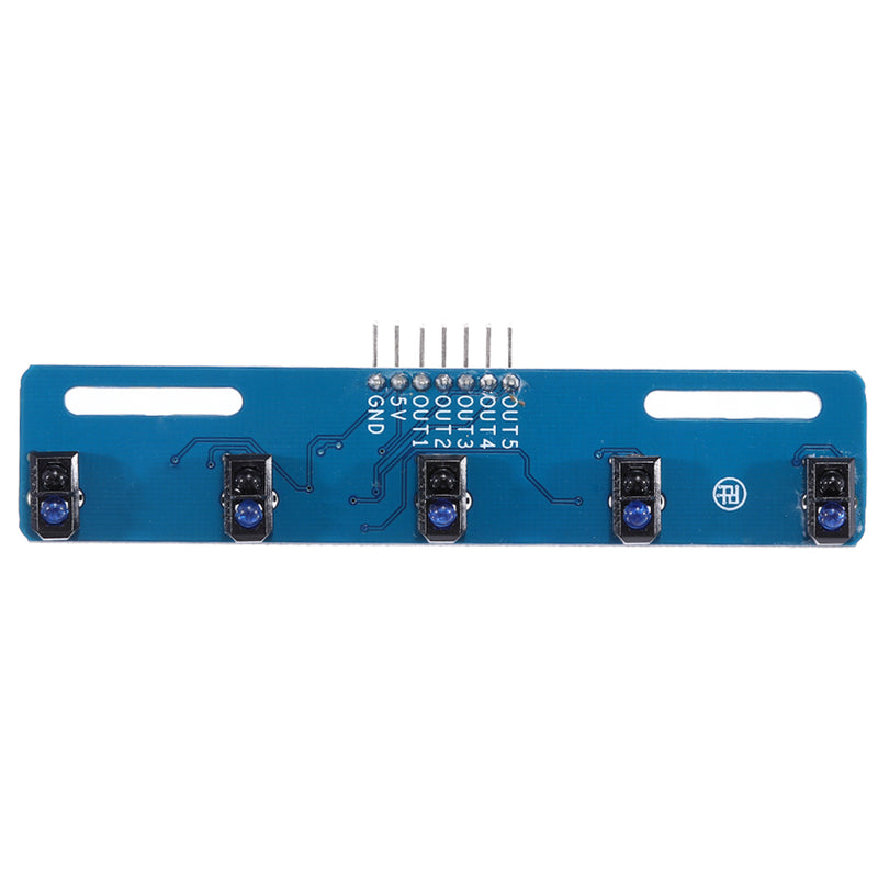 TCRT5000 5 Channel Infrared Reflective Sensor IR Photoelectric Switch Barrier Track Module with Cable