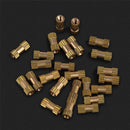 Suleve M2.5BN1 150Pcs M2.5 Brass Cylinder Knurled Nut Round Molded-in Insert Embedded Nuts Assortment Set