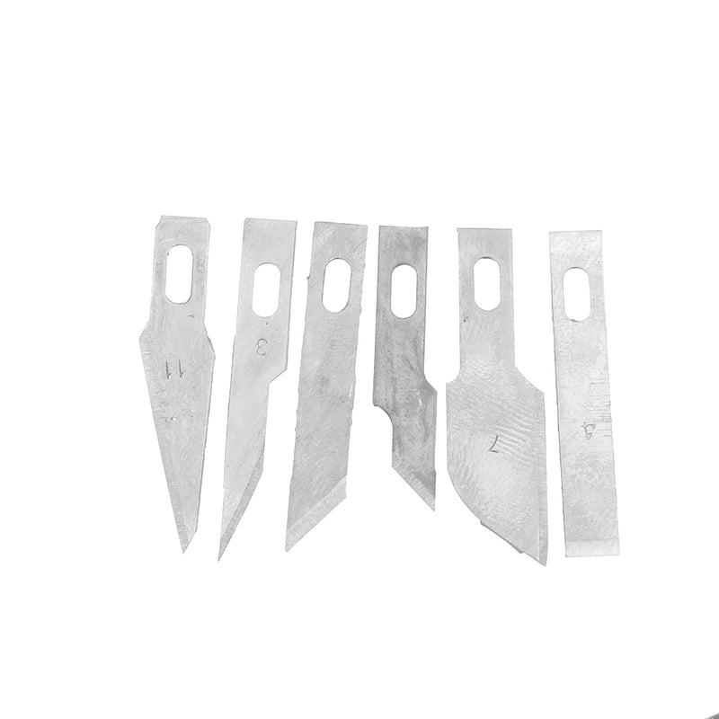 6 Blades Craft Artwork Cutter DIY Carving Stencil Scoring Hobby Chiseling Model Repairing Sculpture