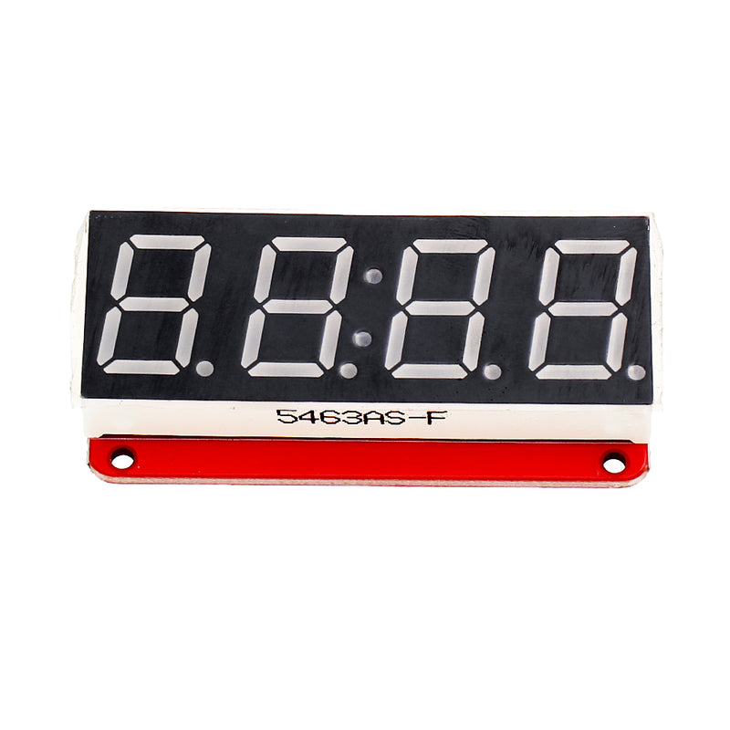 4 Digit 7-Segment 0.56' LED Display Tube Decimal 7 Segments HT16K33 I2C Clock Double Dots Module