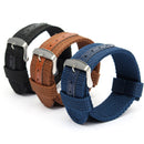 Waterproof Watch Band Mens Army Military Nylon Canvas Wrist Bracelet Strap Replacement
