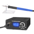 T12 LED Soldering Station 8S Quick Heating Electronic Welding Iron 200-450 100-240V with 9501 Handle