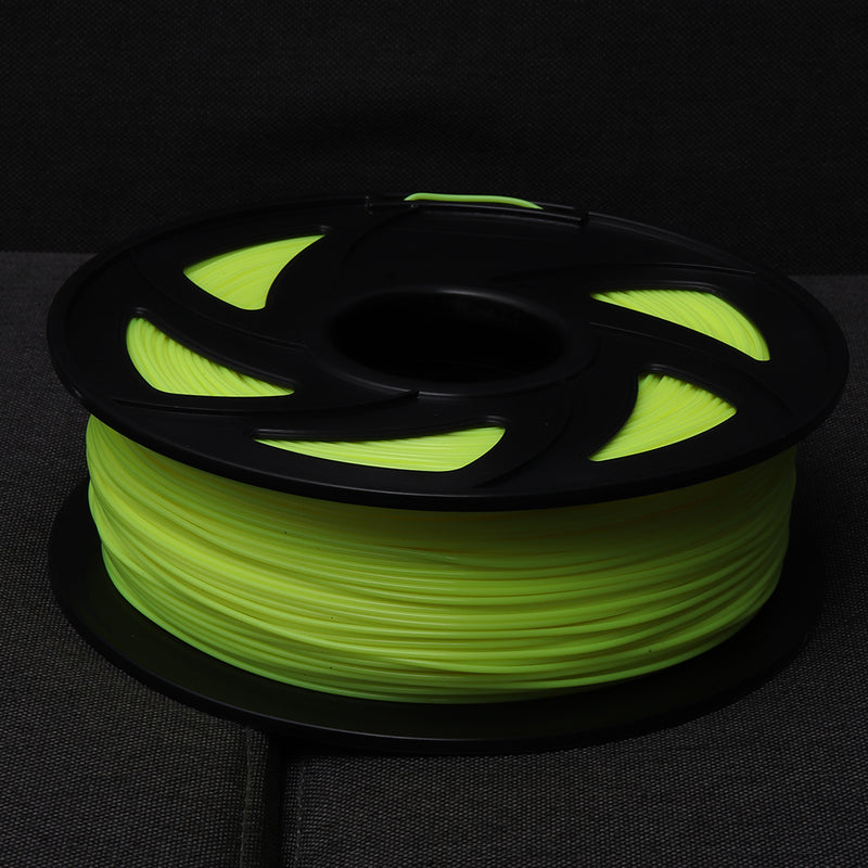 Fluorescence Yellow/Fluorescence Green 1.75mm 1KG/Roll PLA Filament for 3D Printer