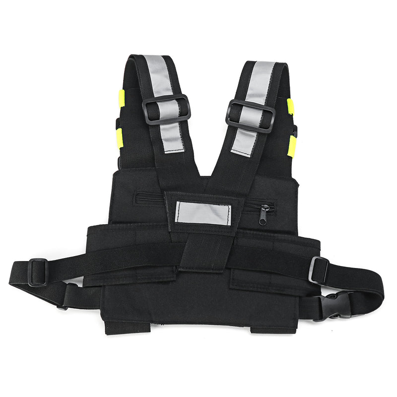 Chest Pocket Pack Harness Nylon Bag Backpack Holster for Radio Walkie Talkie