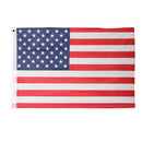2inch x 3inch FT USA US U.S. United States American Flag Polyester Stars Brass Grommet Motorcycle