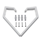 2pcs Helmet Holder Hook Jacket Bags Wall Mount Cloth Display Rack Hanger