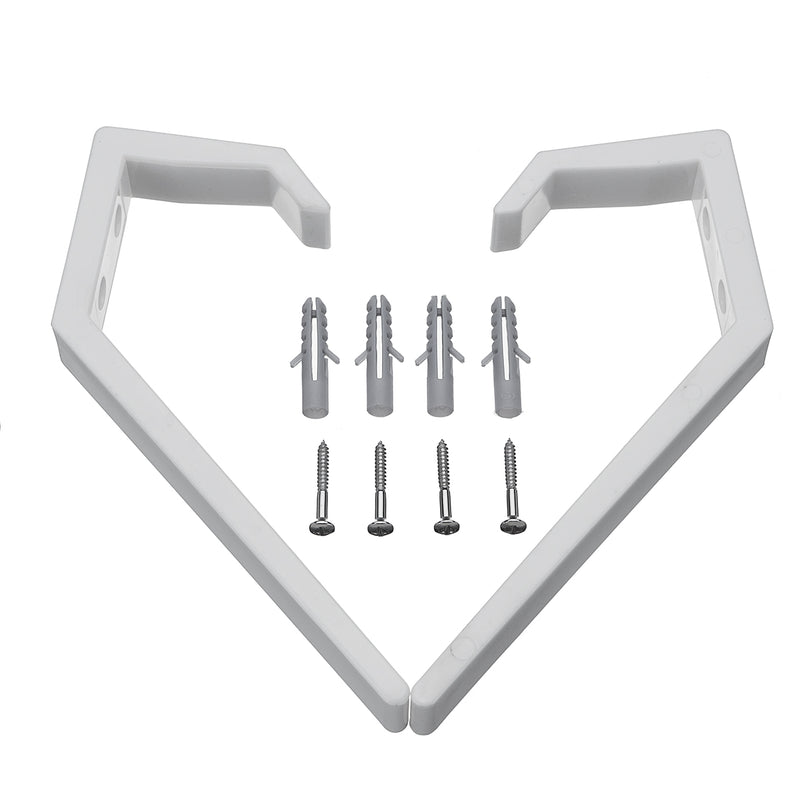2pcs Helmet Holder Hook Jacket Bags Wall Mount Cloth Display Rack Hanger