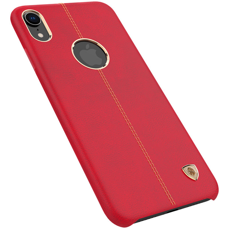 NILLKIN PU Leather Shockproof Hard PC Back Cover Protective Case for iPhone XR