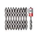BROPPE 10+1 65mm PH2 S2 Alloy Steel Magnetic Double Head Electric Screwdriver Bit Set with B Type Magnetic Ring