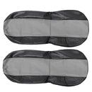 4Pcs/Set PU Leather Car Seat Detachable Cover Front Bucket Full Set Chair Protector Universal