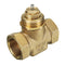 TMOK TK360 3/4" Motorized Electric Brass Globe Valves 2 Wire AC 220V Female Two Way Stop Valve