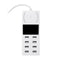 Upgrade Version Multiple USB Charger Intelligent 8-Port Desktop Charger Wireless Charger Charging Station Multi Port Travel Fast Wall Charger Hub Display Real-time Current