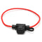 3pcs 200mm 14 Gauge ATC Fuse Holder In Line AWG Wire + 6PCS 11mm Car Blade Fuses