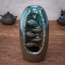 Ceramic Backflow Incense Burner Censer Holder Smell Aromatic Furnace Home Decor