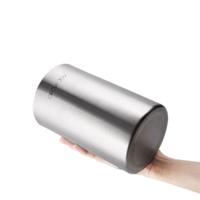 Circle Joy Stainless Steel Double Ice Bucket Efficient Insulation Mini Ice Bucket