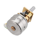 Machifit GA12BY15 DC 5V 30RPM 15RPM 5RPM Stepper Motor Gear Motor with All Metal Gearbox