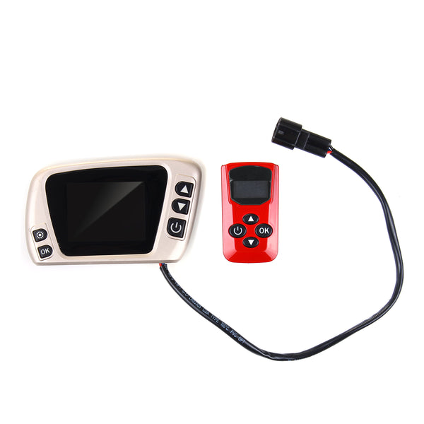 12/24V LCD Thermostat Display Switch + Remote Controller For Diesel Air Heater