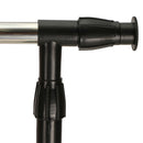 Adjustable Portable Clothes Garment Rack Hanging Rail Rolling Wheel Heavy Duty Cloth Hanger