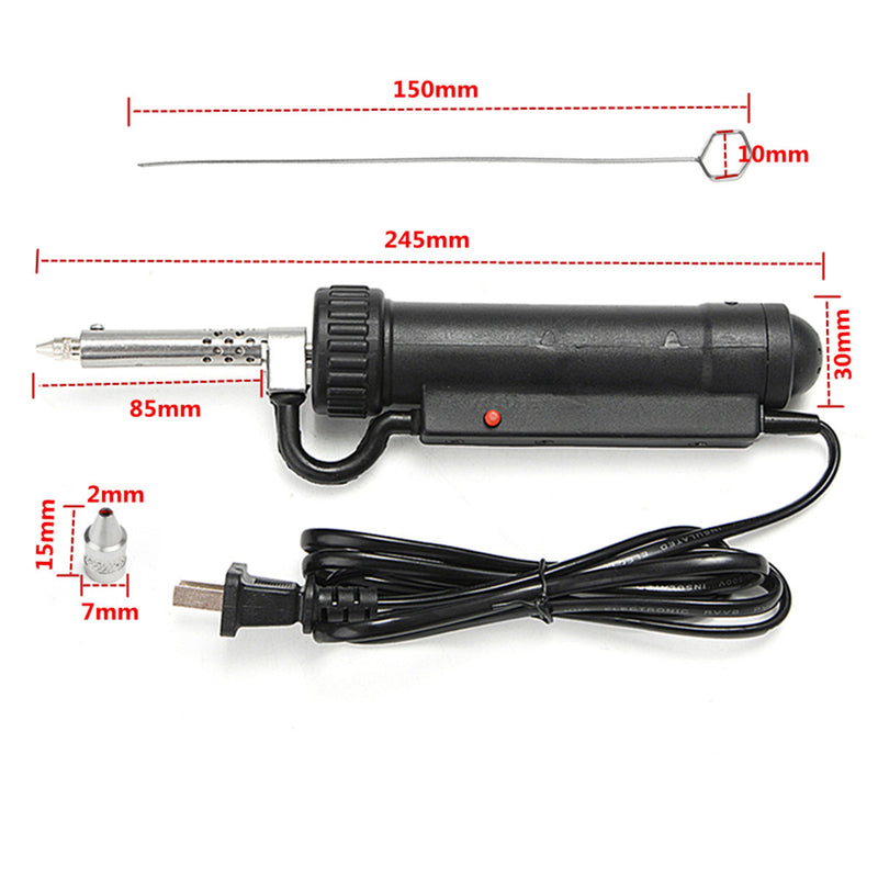 30W 220V Electric Vacuum Solder Sucker Iron Gun Desoldering Pump Repair Tool