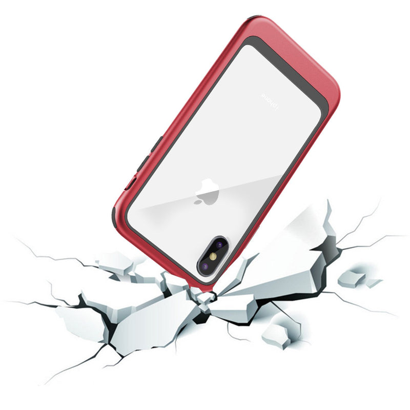 Bakeey Clear Transparent Protective Case For iPhone X Shockproof Air Cushion Corners TPU Case
