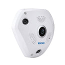 ESCAM Shark QP180 960P IP WiFi Camera 360 Degree Fisheye Panoramic Infrared Support VR Camera