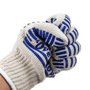 Oven Gloves Silicon BBQ Kitchen Heat Resistance Proof Mitts Hot Surface Handler