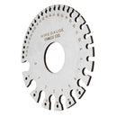 Wire Thickness Measuring 2 Sides Round Wire Thickness Measurer Tester Ruler Gauge Diameter Tool