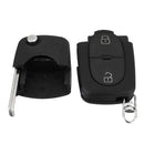 Car 2 Button Remote Filp Key Replacment Case For VW MK4 Golf Bora Passat Fob