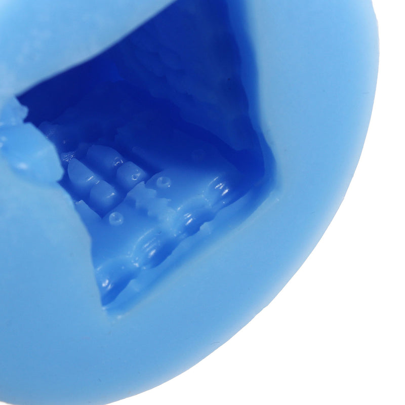 3D Snowman Silicone Fondant Mould Baking Handmade Candle Cake Soap Mold DIY