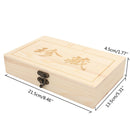 50pcs 25/27/30mm Round Coins Holders Storage Container Display Cases Wooden Box