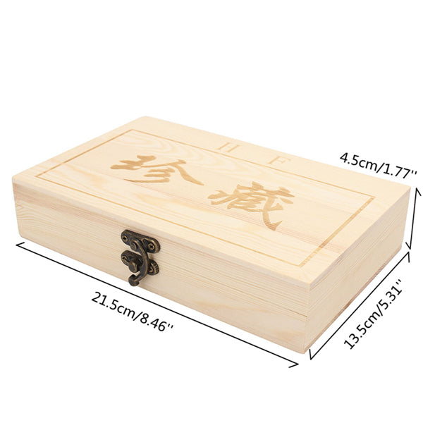 50pcs 25/27/30mm Round Coins Holders Storage Container Display Cases Wooden Box