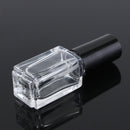 5/10/15ml Empty Nail Polish Bottle Portable Mini Thick Glass Transparent Empty Paint Refillable Bottles