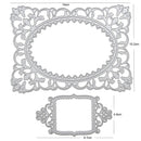 Flower Border Metal DIY Cutting Dies Scrapbook Album Paper Card Embossing Craft