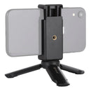 Puluz PU373 Mini Tripod with Adjustable Phone Clip for Mobile Phone Sport Camera
