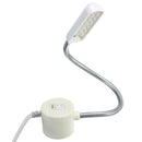 1W 220V Sewing Machine 12 LED Gooseneck Light Magnetic Base With US Plug