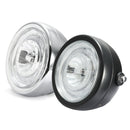 Universal Motorcycle Angel Eye LED Headlight Running Light Hi / Lo Beam