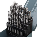 25pcs 1-13mm Straight Shank High Speed Stainless Steel Twist Drill Bit Tool Kit