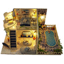 DIY Dolls House Handcraft Light Furniture Kids Toys Gifts Project Miniature Kit