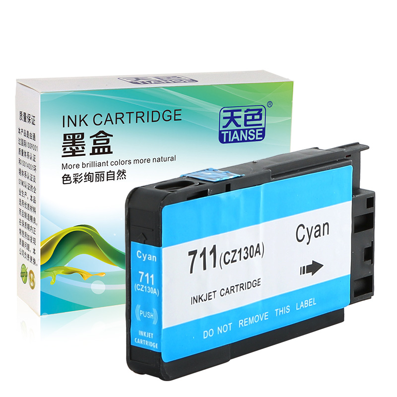 TIANSE HP711 711 Ink Cartridge For HP Designjet T120 T520 for CZ133A CZ130A CZ131A CZ132A Printer Ink