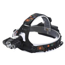 XANES 2712-2 1000 Lumens T6+2XPE Led Bicycle  Headlight 180  Rotation Outdoor Sports HeadLamp