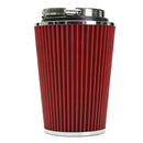 4 Inch Red Truck Long Performance High Flow Cold Air Intake Cone Dry Filter Car Air Filter