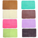 80x50cm Absrobent Shaggy Carpet Home Anti Slip Rug Bedroom Soft Mat