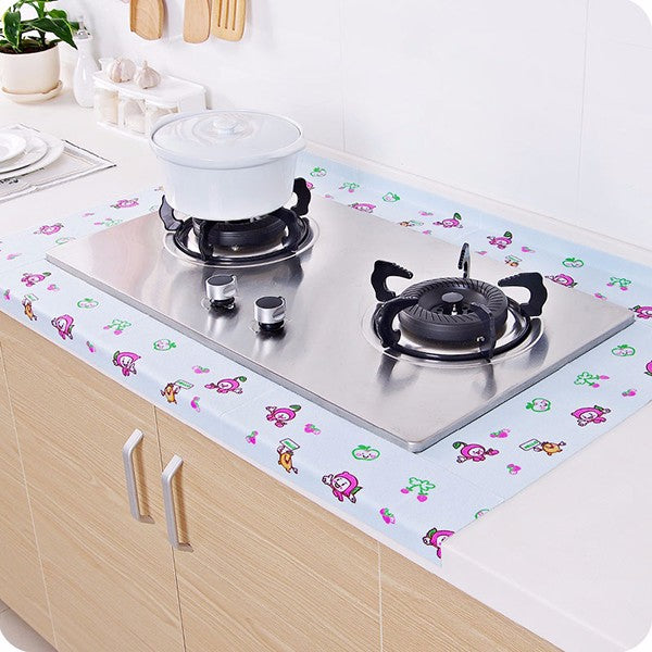 Kitchen Sink Self-adhesive Waterproof Paste Bathroom Warm Suede Electrostatic Printing Stickers