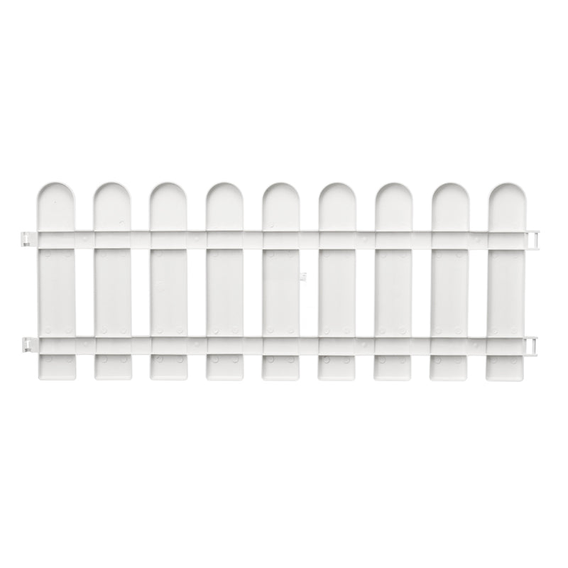 12pcs Flexible Garden Lawn Grass Edging Picket Border Panel Plastic Wall Fence Board