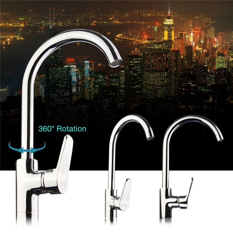 Kitchen Mixer Faucet Copper Sink 360 Degree Swivel Tap Bathroom Basin Tap