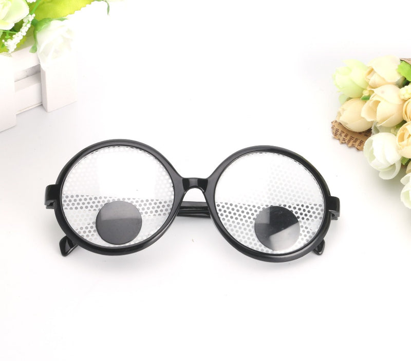 Funny Googly Eyes Goggles Shaking Eyes Party Glasses and Toys for Party Cosplay Costume