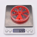 LEO 7 Different Sizes Fishing Lead Sinker With Box Fishing Beans Sinker Pesca