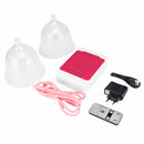 Remote Control Electric Lady Breast Massager Vacuum Enlarge Cups Sucker Machine Vacuum Pump Cups Breast Enhancement Enlargement Woman Health Care