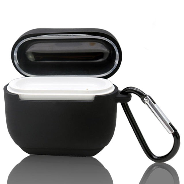 Bakeey Silicone Case for Insta360 Go Charging Box Shockproof Protective Case with Carabiner for Insta360 GO Charging Box