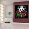 Miico Hand Painted Oil Paintings Animal Panda Paintings Wall Art For Home Decoration